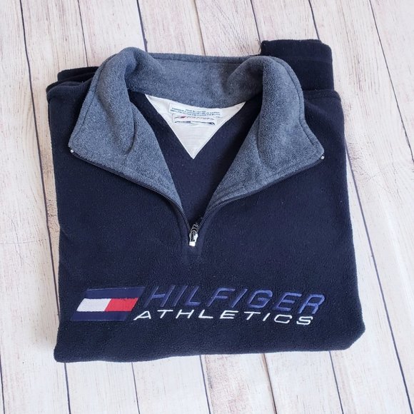 VINTAGE '90s TOMMY HILFIGER FLEECE JACKET - Picture 2 of 9